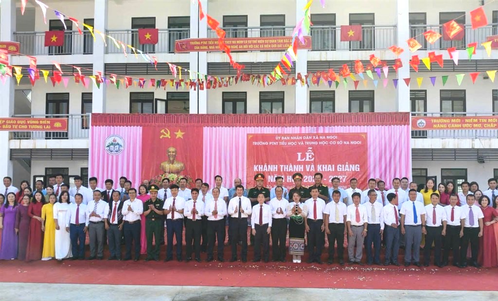 LỄ KHÁNH THÀNH VÀ KHAI GIẢNG TRƯỜNG PTNT TIỂU HỌC VÀ TRUNG HỌC CƠ SỞ NA NGOI NĂM HỌC 2026-2027