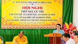 Tổ đại biểu số 10 HĐND tỉnh và đại biểu HĐND xã hoạt động chuyên trách tiếp xúc cử tri chuyên đề về chính sách an sinh xã hội tại xã Diễn Châu