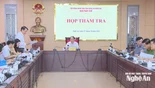 Ban Pháp chế HĐND tỉnh họp thẩm tra một số dự thảo nghị quyết