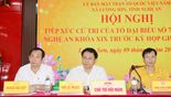 Tổ đại biểu số 7 HĐND tỉnh Nghệ An: nhiều kiến nghị từ cử tri trước kỳ họp giữa năm 2026