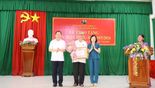 Đồng chí Thái Thị An Chung, Phó Trưởng Đoàn ĐBQH tỉnh dự Hội nghị sơ kết công tác xây dựng Đảng 6 tháng đầu năm 2026 tại xã Quỳnh Thắng