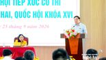 Bí thư Tỉnh ủy, Trưởng Đoàn ĐBQH tỉnh Nguyễn Khắc Thận tiếp xúc cử tri xã Châu Khê
