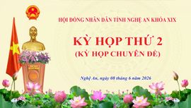Thường trực HĐND tỉnh Nghệ An triệu tập Kỳ họp thứ 2, HĐND tỉnh khóa XIX (kỳ họp chuyên đề)