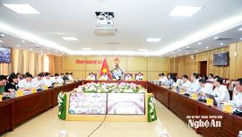 Chủ tịch UBND tỉnh Nghệ An yêu cầu tập trung cao nhất cho mục tiêu tăng trưởng năm 2026