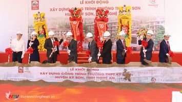 Khởi công xây dựng công trình Trường THPT Kỳ Sơn