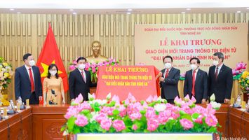 Khai trương giao diện mới trang thông tin điện tử 'Đại biểu nhân dân tỉnh Nghệ An'