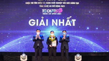 Nghệ An trao giải cho 10 dự án Khởi nghiệp đổi mới sáng tạo năm 2021