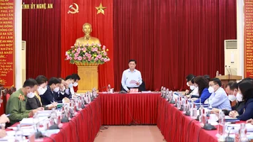 Ban Thường vụ Tỉnh ủy Nghệ An thảo luận kế hoạch phát triển kinh tế - xã hội năm 2022