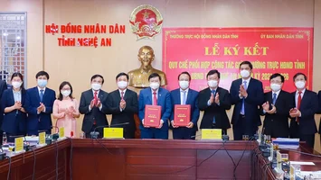 Thường trực HĐND và UBND tỉnh Nghệ An ký kết Quy chế phối hợp nhiệm kỳ 2021 - 2026