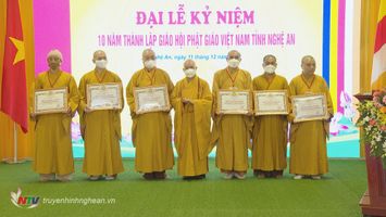 Phật giáo Nghệ An đồng hành và phát triển cùng quê hương