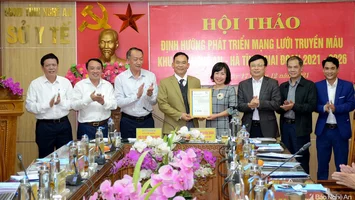 Hội thảo định hướng phát triển mạng lưới truyền máu khu vực Nghệ An