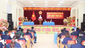 Hội đồng nhân huyện Kỳ Sơn khóa XXII tổ chức kỳ họp thứ 3