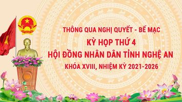 Trực tiếp: Thông qua nghị quyết - Bế mạc, Kỳ họp thứ 4, HĐND tỉnh khóa XVIII