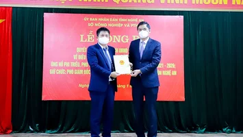 Công bố quyết định điều động và bổ nhiệm Phó Giám đốc Sở Nông nghiệp và PTNT