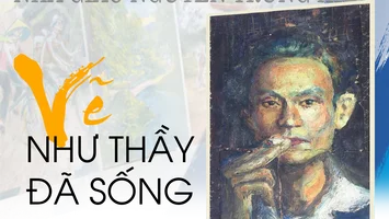 Nhà giáo Nguyễn Trung Hiếu: Vẽ như thầy đã sống