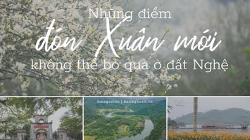 Những điểm đón Xuân mới không thể bỏ qua ở đất Nghệ