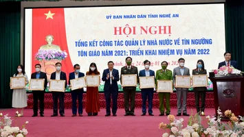 Nghệ An triển khai nhiệm vụ công tác quản lý nhà nước về tín ngưỡng, tôn giáo