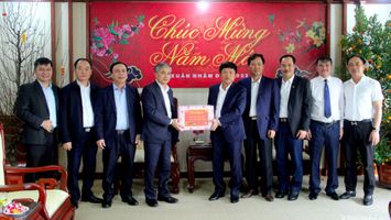 Phó Chủ tịch UBND tỉnh Lê Ngọc Hoa thăm, chúc Tết các đơn vị điện lực