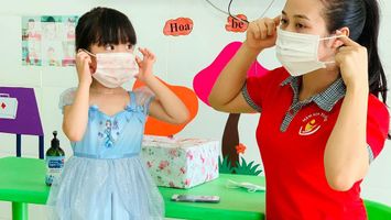 Học sinh mầm non 5 tuổi ở thành phố Vinh và Quỳnh Lưu sắp đi học trở lại