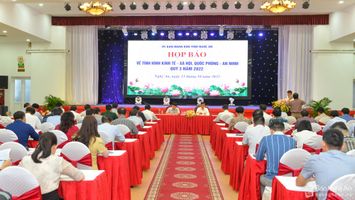 Tỉnh Nghệ An họp báo về tình hình kinh tế - xã hội quý 3 năm 2022