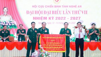 Khai mạc trọng thể Đại hội đại biểu Hội Cựu chiến binh tỉnh Nghệ An lần thứ VII, nhiệm kỳ 2022
