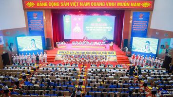Khai mạc phiên trọng thể Đại hội đại biểu Đoàn TNCS Hồ Chí Minh tỉnh Nghệ An