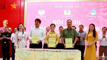 Ký kết quy chế phối hợp giữa Công an tỉnh, Ủy ban Mặt trận Tổ quốc tỉnh và Ban Dân tộc tỉnh