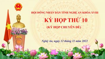Thường trực HĐND tỉnh triệu tập kỳ họp thứ 10 HĐND tỉnh khóa XVIII
