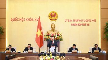 Khai mạc Phiên họp thứ 18 của Ủy ban Thường vụ Quốc hội