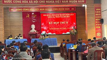 Nghĩa Đàn: Khai mạc kỳ họp thứ 8-HĐND huyện khóa XX nhiệm kỳ 2021-2026