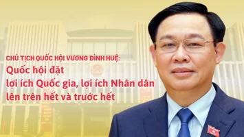 Quốc hội đặt lợi ích Quốc gia, lợi ích Nhân dân lên trên hết và trước hết