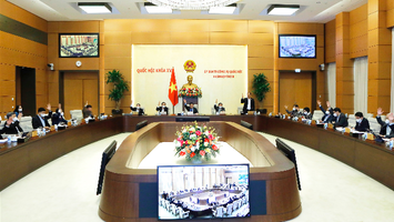 Phiên họp thứ Chín của Ủy ban Thường vụ Quốc hội: Thông qua Nghị quyết về hoạt động chất vấn và trả lời chất vấn