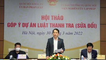Nghiên cứu sửa đổi toàn diện Luật Thanh tra