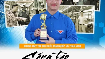 Gương mặt trẻ tiêu biểu toàn quốc Hồ Xuân Vinh: Sáng tạo để cống hiến