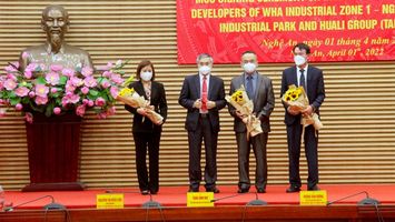Tập đoàn Hoa Lợi đầu tư hai dự án lớn cần khoảng 24.000 lao động ở Nghệ An
