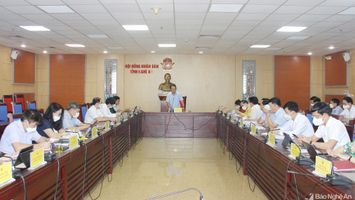 HĐND tỉnh Nghệ An làm việc với các sở, ngành về việc xử lý dự án treo, chậm tiến độ
