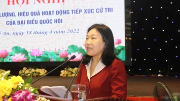 Công tác tổ chức tiếp xúc cử tri trước và sau kỳ họp Quốc hội trên địa bàn Thành phố Vinh