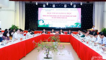 Hội thảo khoa học: 'Đồng chí Phan Đăng Lưu với cách mạng Việt Nam và quê hương Nghệ An'