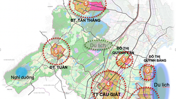 Nghệ An: Định hướng phát triển 6 đô thị trên địa bàn huyện Quỳnh Lưu