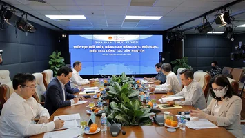 Tọa đàm “Tiếp tục đổi mới, nâng cao năng lực, hiệu lực, hiệu quả công tác dân nguyện”