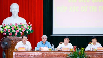 Đại biểu Quốc hội tiếp xúc cử tri thành phố Vinh trước Kỳ họp thứ 3, Quốc hội khóa XV