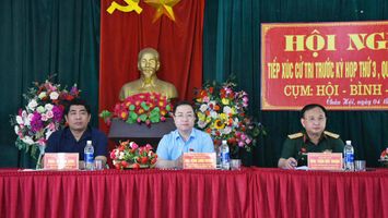 Cử tri huyện Quỳ Châu kiến nghị các vấn đề về đất đai, khai thác khoáng sản