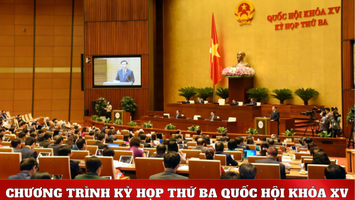 Kỳ họp thứ Ba, Quốc hội Khóa XV: Chương trình làm việc ngày 01.06.2022