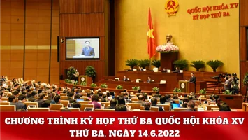 Kỳ họp thứ Ba, Quốc hội Khóa XV: Chương trình làm việc ngày 14.6.2022