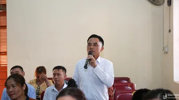 Nhiều vấn đề dân sinh được cử tri huyện Con Cuông phản ánh với đại biểu Quốc hội