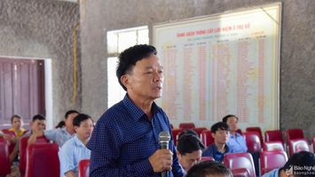 Cử tri huyện Yên Thành kiến nghị giá phân bón, vật tư nông nghiệp tăng cao