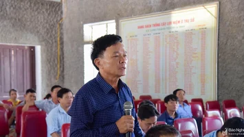 Cử tri huyện Yên Thành kiến nghị giá phân bón, vật tư nông nghiệp tăng cao
