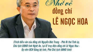 Nhớ về đồng chí Lê Ngọc Hoa