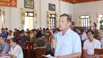 Cử tri huyện Nghi Lộc phản ánh nhiều bất cập trong giải quyết thủ tục hành chính về đất đai