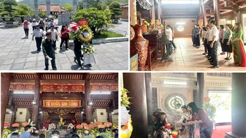 Đoàn giám sát Ủy ban Văn hóa, Giáo dục của Quốc hội tổ chức các hoạt động tri ân nhân kỷ niệm 75 năm Ngày Thương binh - Liệt sĩ (27/7) tại tỉnh Nghệ An